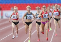 Russian Championships 2012. 1500m Final. Yekaterina Kostetskaya, Yekaterina Martynova, Tatyana Tomashova