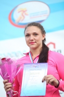 Russian Championships 2012. Vera Ganeyeva, Silver Discus Medallist