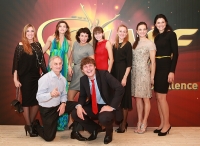 Tatyna Lysenko. With Anna Chicherova, Svetlana Masterkova, Tatyana Lebedeva, Yuliya Zaripova, Yelena Isinbayeva, Ivan Ukhov