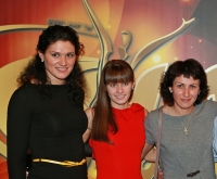 Tatyna Lysenko. Barselona, Spain. IAAF Centenary Gala Show. With Yelena Lashmanova, Tatyana Lebedeva