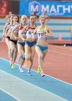 National Indoor Championships 2013 (Day 1). 3000 Metres. Natalya Aristarkhova, Svetlana Kireyeva, Yelena Korobkina, Natalya Leontyeva