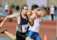 National Indoor Championships 2013 (Day 1). 60 Metres Semifinal. Aleksandr Shpayer, Aleksandr Khyutte