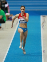 European Indoor Championships 2013. Göteborg, SWE. 3 March. Triple jump. Veronika Mosina, RUS