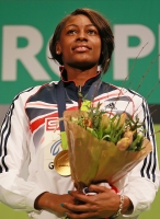 European Indoor Championships 2013. Göteborg, SWE. 3 March. 400m Champion is Perri Shakes-Drayton, GBR