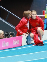 Anzhelika Sidorova. PV European Indoor Bronze Medallist 2013/ With coach Svetlana Abramova