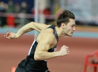 Konstantin Shabanov. 60mh Silver at Russian Indoor Championships 2013
