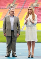 Svetlana Masterkova. Moscow Challenge 2013 (Moscow, Luzhniki). With Mikhail Butov