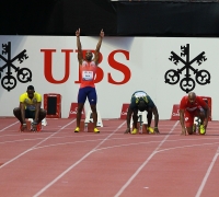 Lausanne, SUI. Samsung Diamond League Meeting - Athletissima. 100m. GAY Tyson, USA