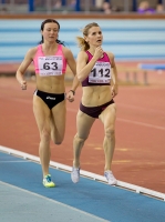 Russian Indoor Championships 2014, Moscow, RUS. 1 Day. 800m. Svetlana Karamasheva ( 112), Yelena Murashova ( 63)