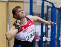Russian Indoor Championships 2014, Moscow, RUS. 2 Day. Shot Put. Olesya Sviridova