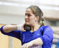 Russian Indoor Championships 2014, Moscow, RUS. 2 Day. Shot Put. Yevgeniya Smirnova