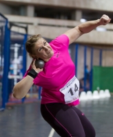 Russian Indoor Championships 2014, Moscow, RUS. 2 Day. Shot Put. Irina Tarasova