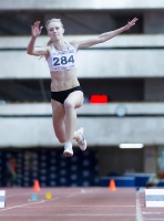 Russian Indoor Championships 2014, Moscow, RUS. 3 Day. Triple Jump. Yelena Sidorkina