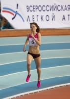 Yelena Korobkina. 3000m Russian Indoor Champion 2014
