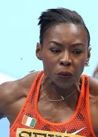 Murielle Ahoure. 60 m World Indoor Silver Medallist 2014