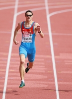 European Athletics Championships 2014 /Zurich, SUI. Day 1. 400m Men Qualifying Rounds. Pavel Trenikhin