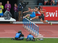 European Athletics Championships 2014 /Zurich, SUI. Day 2. 400m Hurdles Men Semifinals. Denis Kudryavtsev