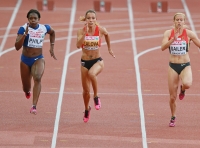 European Athletics Championships 2014 /Zurich, SUI. Day 2. 100m Women Semifinals