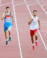 European Athletics Championships 2014 /Zurich, SUI. Day 2. 400m Men Semifinals. Pavel Trenikhin