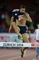 European Athletics Championships 2014 /Zurich, SUI. Day 3. 3000m Steeplechase Men Final. Mahiedine MEKHISSI-BENABBAD, FRA