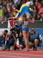 European Athletics Championships 2014 /Zurich, SUI. Day 5. Triple Jump Women Final. Olga Saladukha, UKR