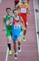 European Athletics Championships 2014 /Zurich, SUI. Day 5. 4 x 400m Relay Qualifying Round. Vladimir Krasnov
