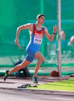 European Athletics Championships 2014 /Zurich, SUI. Day 5. 4 x 400m Relay Qualifying Round. Pavel Trenikhin