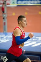 Pavel Maslak. 400 m European Indoor Champion 2015, Praha