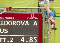 Anzhelika Sidorova. European Indoor Champion 2015, Praha