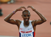Mo Farah. 10000 m World Champion 2015, Beijung