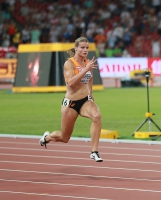 Dafne Schippers. 100 m World Championships Silver Medall