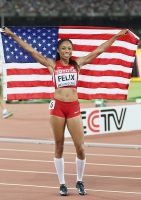 Allyson Felix. 400 m World Champion 2015, Beijing