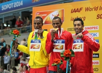 Abdelaati Iguider. World Indoor Bronze Medallist 2014