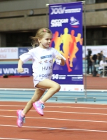 Russian Winter 2016. IAAF children of champions. Nika Chernovol (Chicherova)