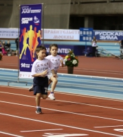 Russian Winter 2016. IAAF children of champions. Nastya Pechenkina, Serezha Shustov