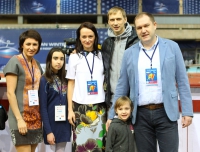 Yelena Slesarenko. Russian Winter 2016. With Tatyana Lebedevas family and Andrey Silnov