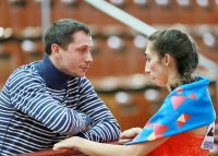 Yuriy Borzakovskiy. Russian Indoor Championships 2016. With Yekaterina Koneva