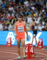 IAAF World Championships 2015, Beijing. Day 1. 400 Metres Hurdles. Heats. Takayuki KISHIMOTO, JPN