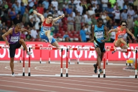 IAAF World Championships 2015, Beijing. Day 1. 400 Metres Hurdles. Heats. Jeffery GIBSON	BAH, Timofey CHALYY RUS, Kurt COUTO MOZ
