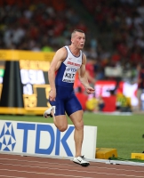 IAAF World Championships 2015, Beijing. Day 1. 100 Metres. Heats. Richard KILTY, GBR