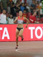 IAAF World Championships 2015, Beijing. Day 1. Heptathlon. 200 Metres. Jennifer OESER, GER