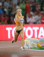 IAAF World Championships 2015, Beijing. Day 1. Heptathlon. 200 Metres. Nadine BROERSEN, NED
