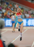 IAAF World Championships 2015, Beijing. Day 3. Triple Jump	. Final. Ekaterina KONEVA, RUS