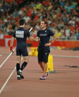 IAAF World Championships 2015, Beijing. Day 3. Pole Vault Bronze is Renaud LAVILLENIE, FRA