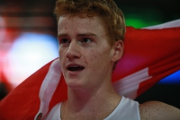 IAAF World Championships 2015, Beijing. Day 3. Pole Vault Champion is Shawnacy BARBER, CAN