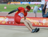 IAAF World Championships 2015, Beijing. Day 4. 	Long Jump. Final. Jinzhe LI, CHN