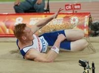 IAAF World Championships 2015, Beijing. Day 4. 	Long Jump Champion is Greg RUTHERFORD, GBR