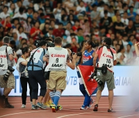 IAAF World Championships 2015, Beijing. Day 4.	Discus Throw. Final. Denia CABALLERO, CUB