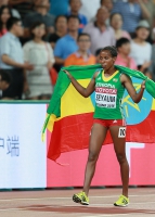 IAAF World Championships 2015, Beijing. Day 4. 1500 Metres, Final. Dawit SEYAUM, ETH
