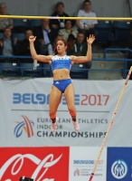Ekaterini  Stefanidi. European Indoor Champion 2017